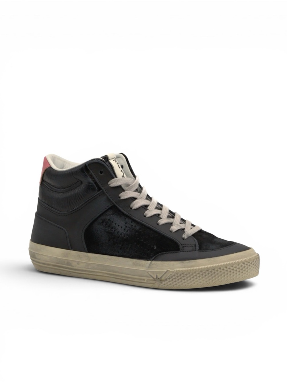 ROSS + SNOW Cold Cement High Top Sneakers in Black